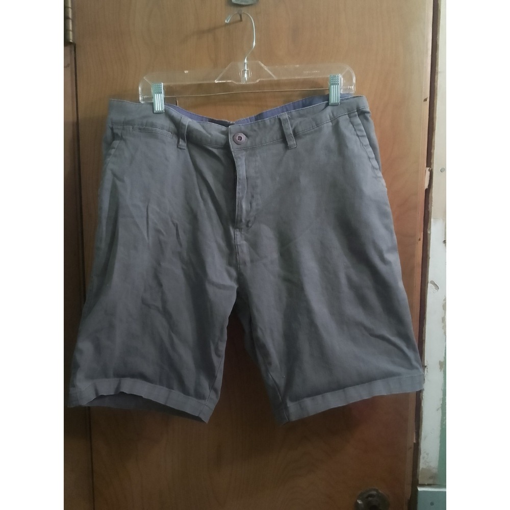 Mens‎ Rugby University Bermuda Stretch Shorts With Flat Front Size 38/9" Inseam